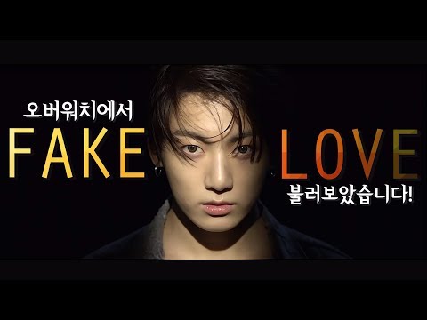 오버워치에서 '방탄소년단(BTS) - FAKE LOVE'를 불러보았습니다!