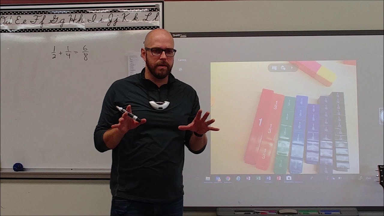 grade 7 math models to multiply fractions 5.2 part 1 - YouTube