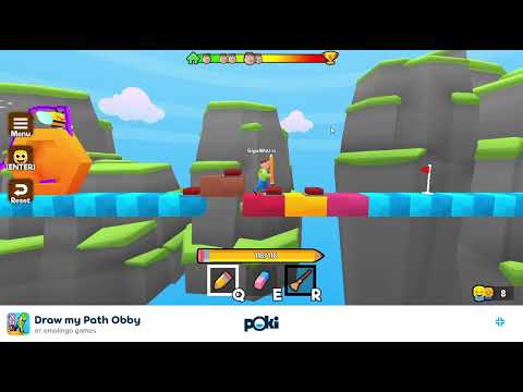 DRAW MY PATH OBBY   Играйте бесплатно!   Poki Поки   Google Chrome 10 01 2026 22 18 04