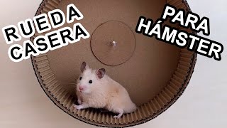 RUEDA de ejercicio PARA HAMSTER CASERA | HAMSTER WHEEL DIY