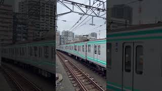 東急電鉄 目黒線 不動前駅（東京メトロ 南北線 9000系）