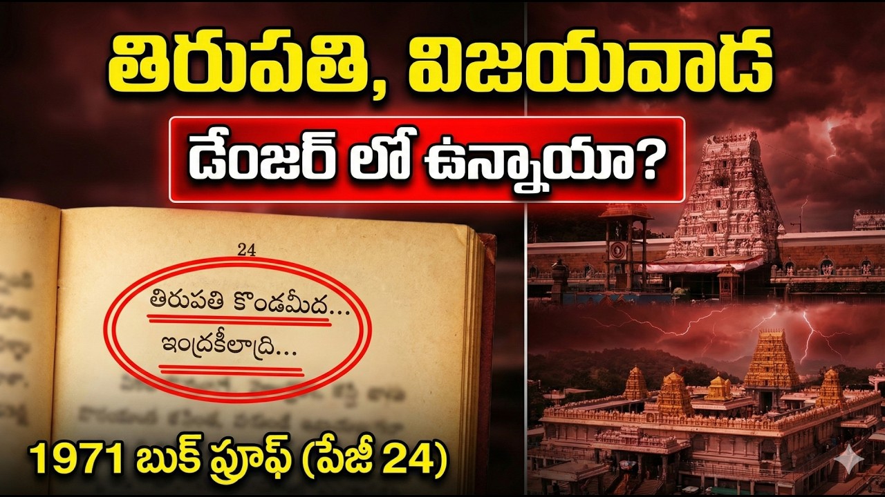 తిరుపతి, విజయవాడకు ఏమవుతుంది? 😱 1971 పుస్తకంలో బయటపడిన భయంకరమైన నిజం! | Page 24 Proof
