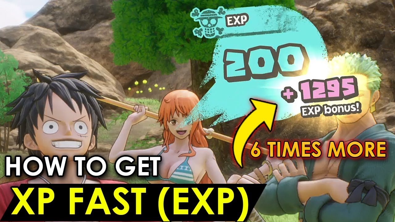 One Piece Odyssey How to get Fast XP!! Completing Challenges! Fast Levels!  