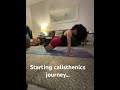 Starting calisthenics this year for real. #beginnercalisthenics #bodyweighttraining #fitness