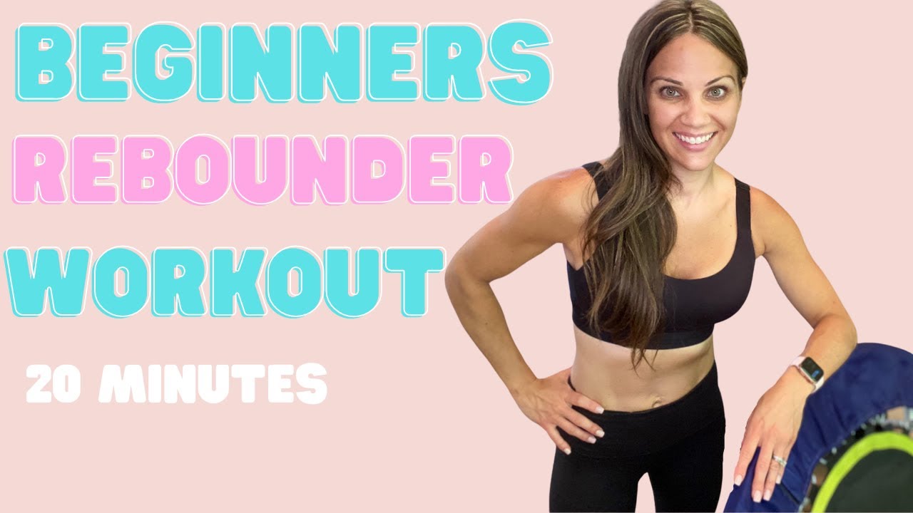 FUN, Low Impact Workout for BEGINNERS on a TRAMPOLINE REBOUNDER
