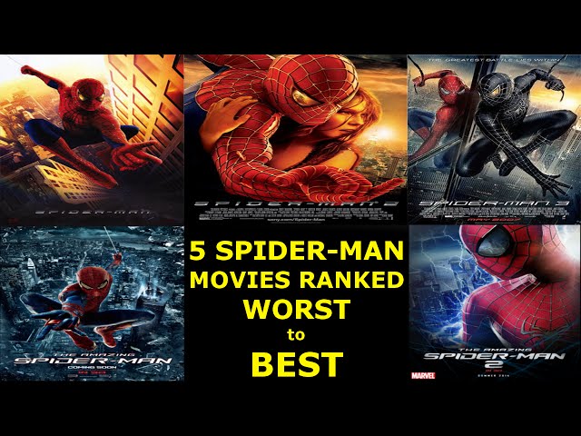 All the 'Spider-Man' Movies Ranked From Worst to Best