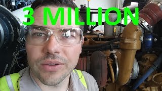 3 Million Mile Diesel Engine. Million Miler Club.