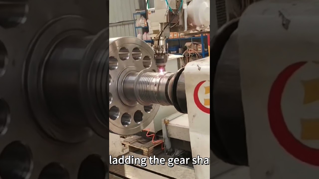 Witness the precision of laser cladding in action! 🔥 