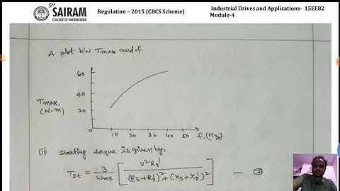 Lecture video_15EE82_Module_4_3 Phase induction motor problems 1_Madhava Rao.J