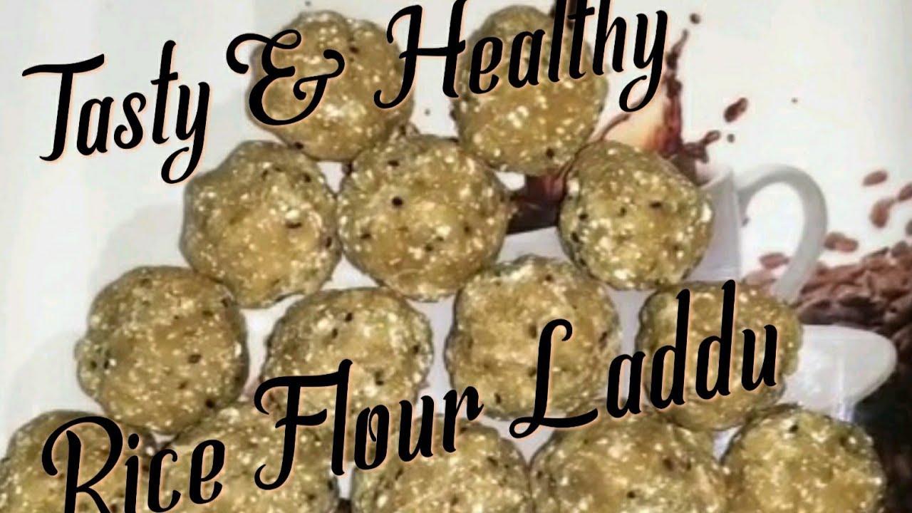 How to make Rice Flour Laddu Homemade Rice Flour Sweet Balls Superb