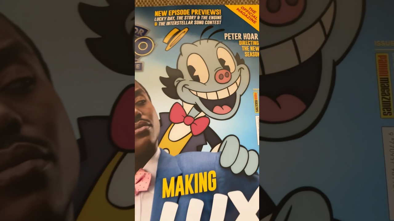 Doctor Who LUX magazine  with behind the scenes ￼