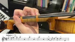 AMEB Violin 1st Grade Exercise 1D