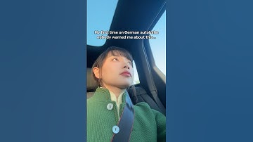 First time on German autobahn