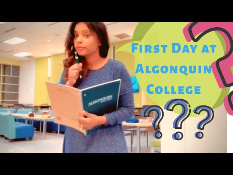 Things to know - First Day at Algonquin College January 2020