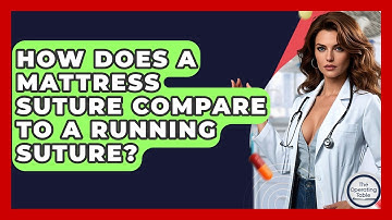 How Does A Mattress Suture Compare To A Running Suture? - The Operating Table