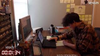 Lofi Hip-Hop Beats Ambient Sounds Study With Me Live Pomodoro 60Min1 Hour10Min