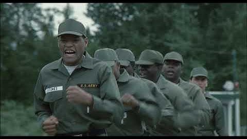 Cadence (1990) Chain Gang march scene (4K AI upscale)