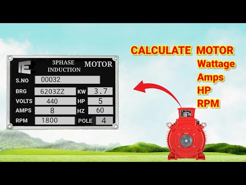 Video: How To Calculate The Power Of An Electric Motor