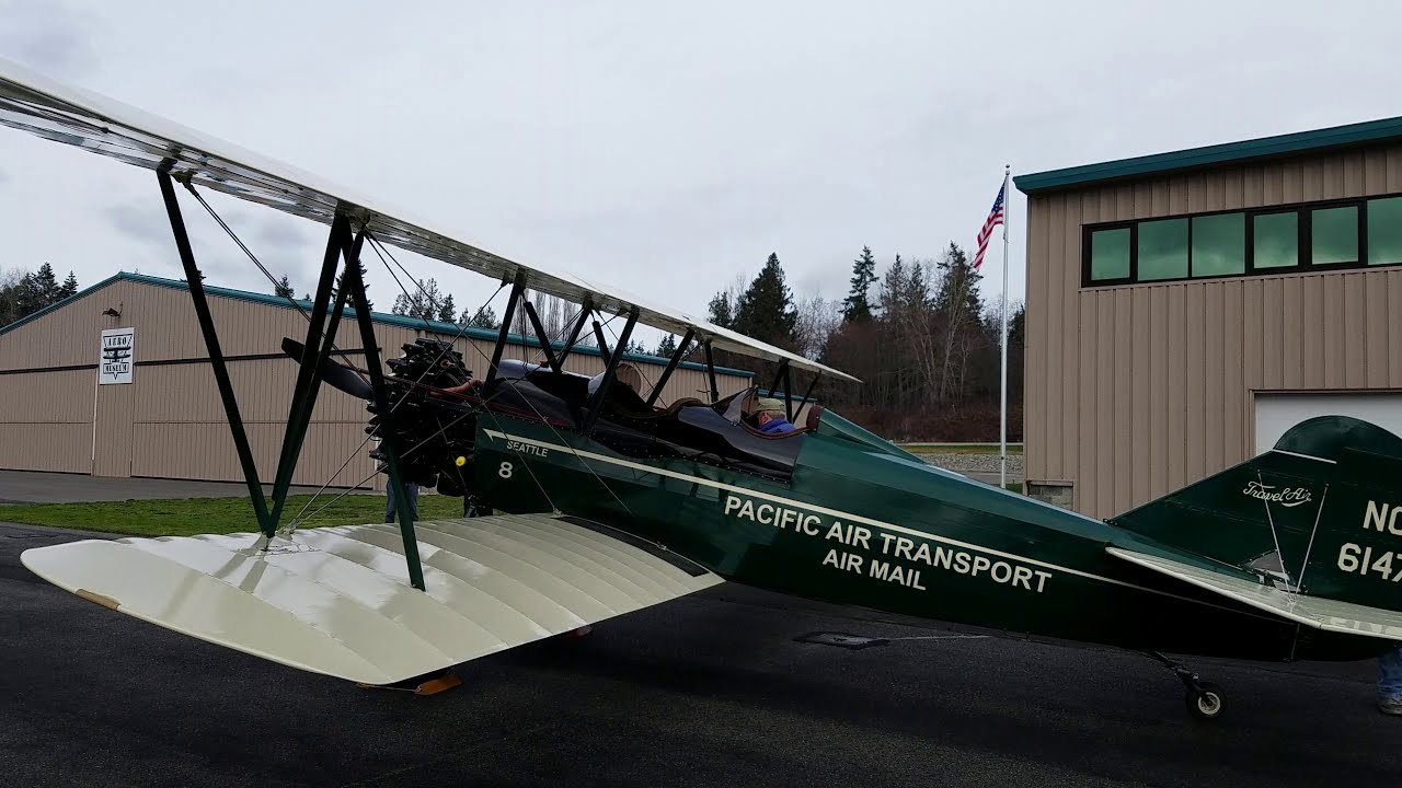 First start of Travel Air 2000