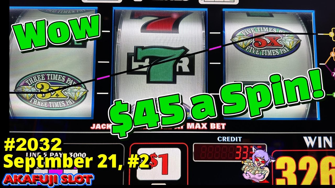 Double 3x4x5x Diamond Slot Machine Big Jackpot at Pala Casino