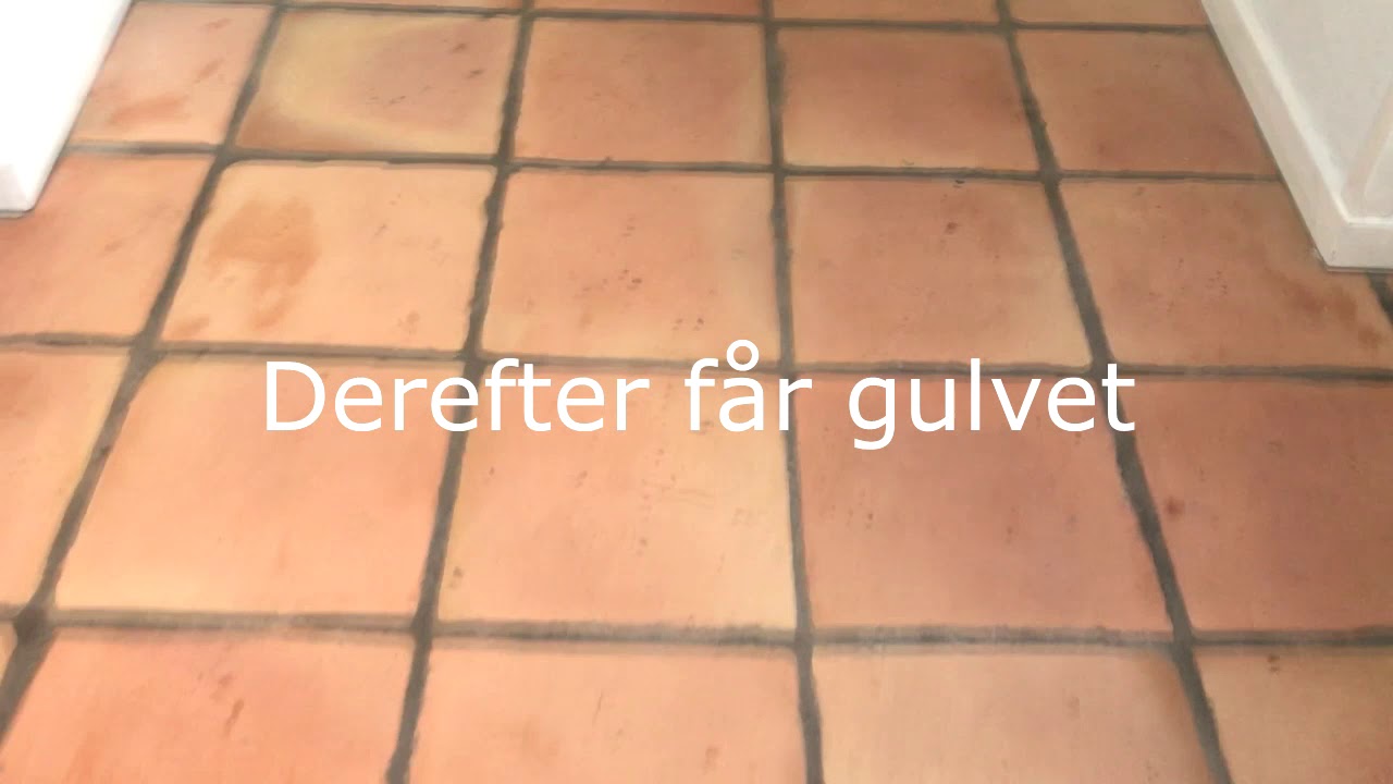 Vejen Rengøring Behandling af klinker 1