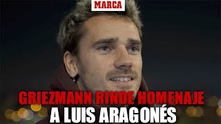 La emotiva charla de Griezmann con Luis Aragonés