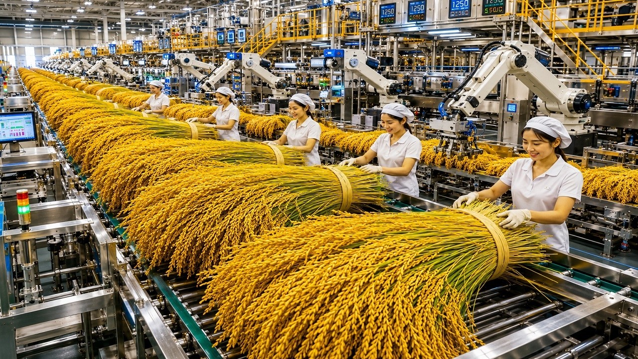 Inside a Mega Rice Factory: The Future of Automated Food Production ...