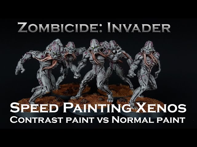 Ep. 27 - Speed Painting Xeno Workers from Zombicide Invader - YouTube