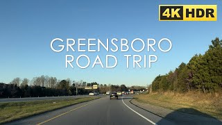 W Elmsley Dr to W Wendover Ave | Greensboro, North Carolina USA | Driving Tours | Road Trip | 4K HDR