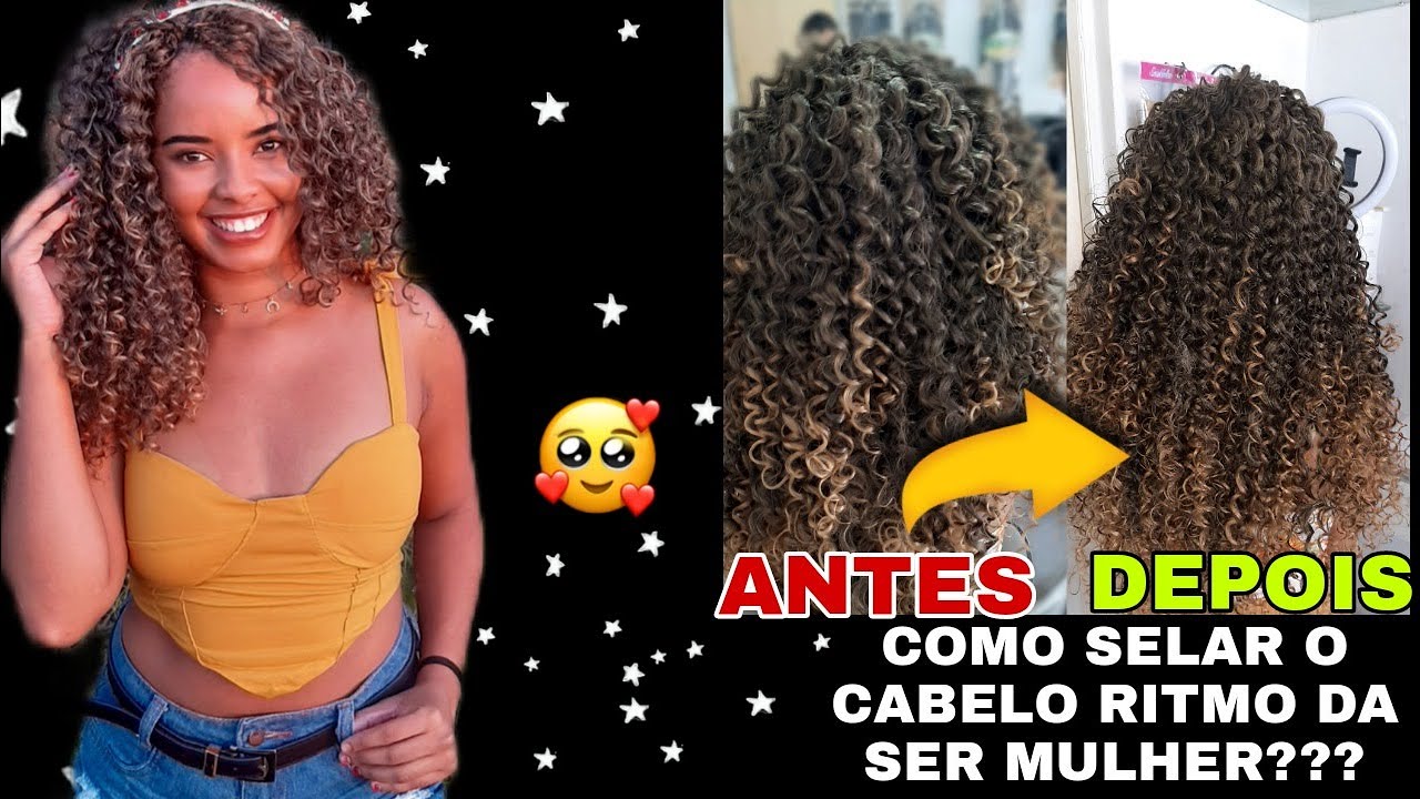 COMO ABRIR OS CACHOS E SELAR CABELO RITMO SER MULHER! POR MAYARA FRANCIELE|