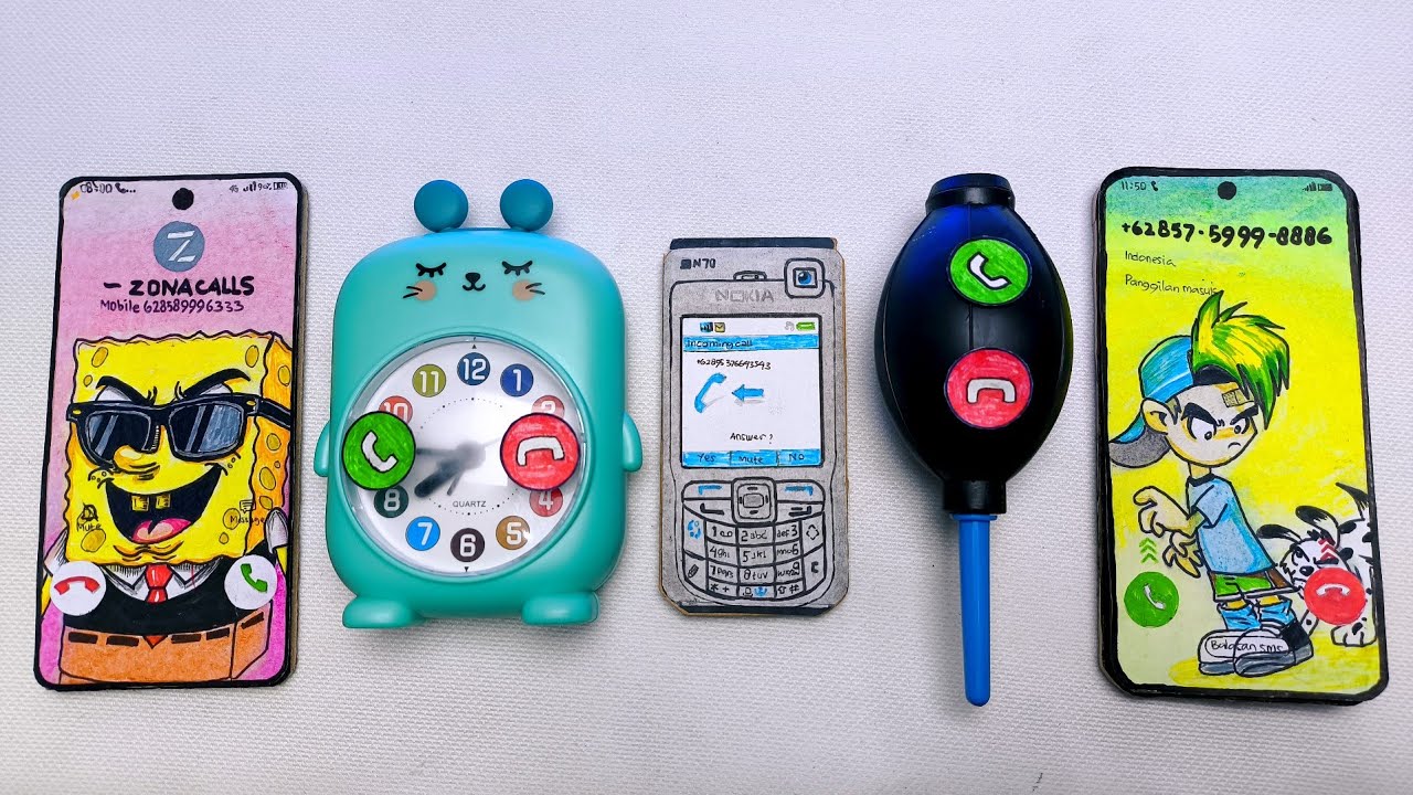 OnePlus T10 vs Clock Alarm vs Nokia N70 vs Dust Cleaner vs Xiaomi 17 Pro Max incoming call