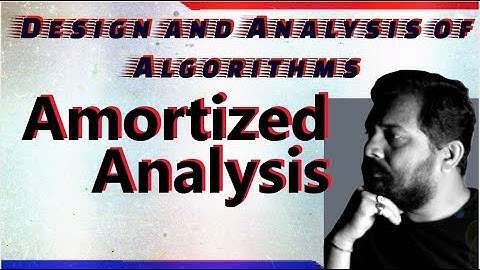 amortized analysis with Example || By Studies Studio