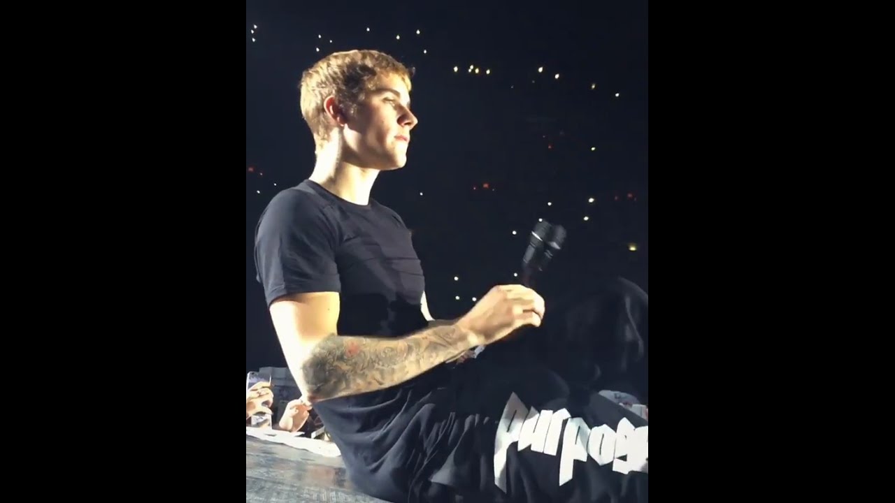 Justin Bieber performing Purpose at Prague Purpose Tour - Czech Republic, November 12, 2016