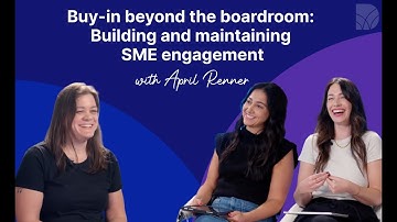 Buy-in beyond the boardroom: Building and maintaining SME engagement