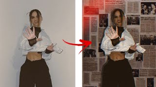 How To Edit Photo Aesthetic in Picsart - Changing Newspaper Aesthetic Background screenshot 5
