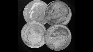 1964 Dimes - Over 2 Billion Produced  (The Last To Have 90% Silver)