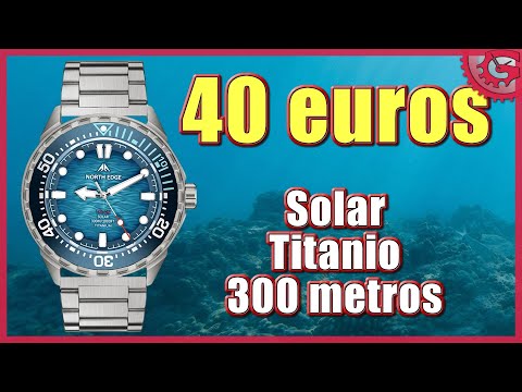NORTH EDGE TRITON SOLAR TITANIUM. Titanium, 300M water resistant and solar powered for €45 (Watch...