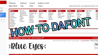 how to install free fonts from dafonts.com screenshot 3