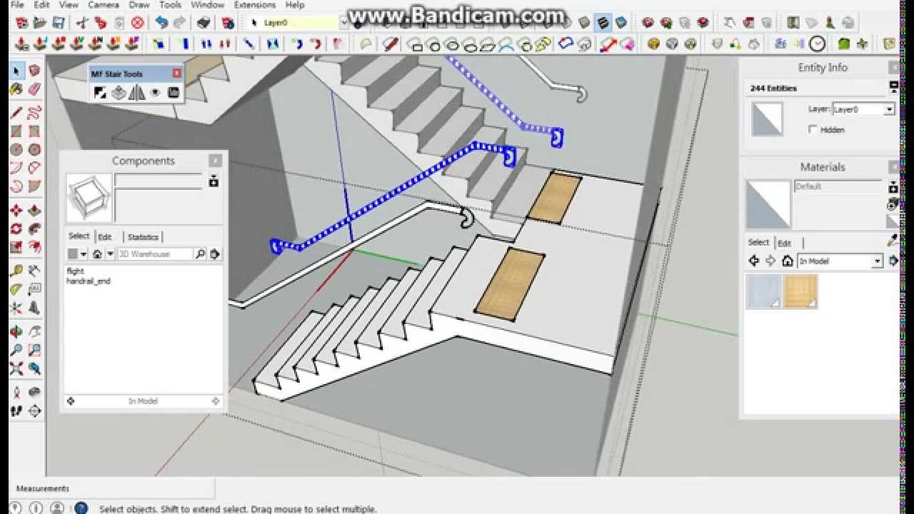 railing plugin sketchup