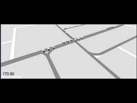 Simulation for Autonomous Platoon by PTV Vissim - YouTube