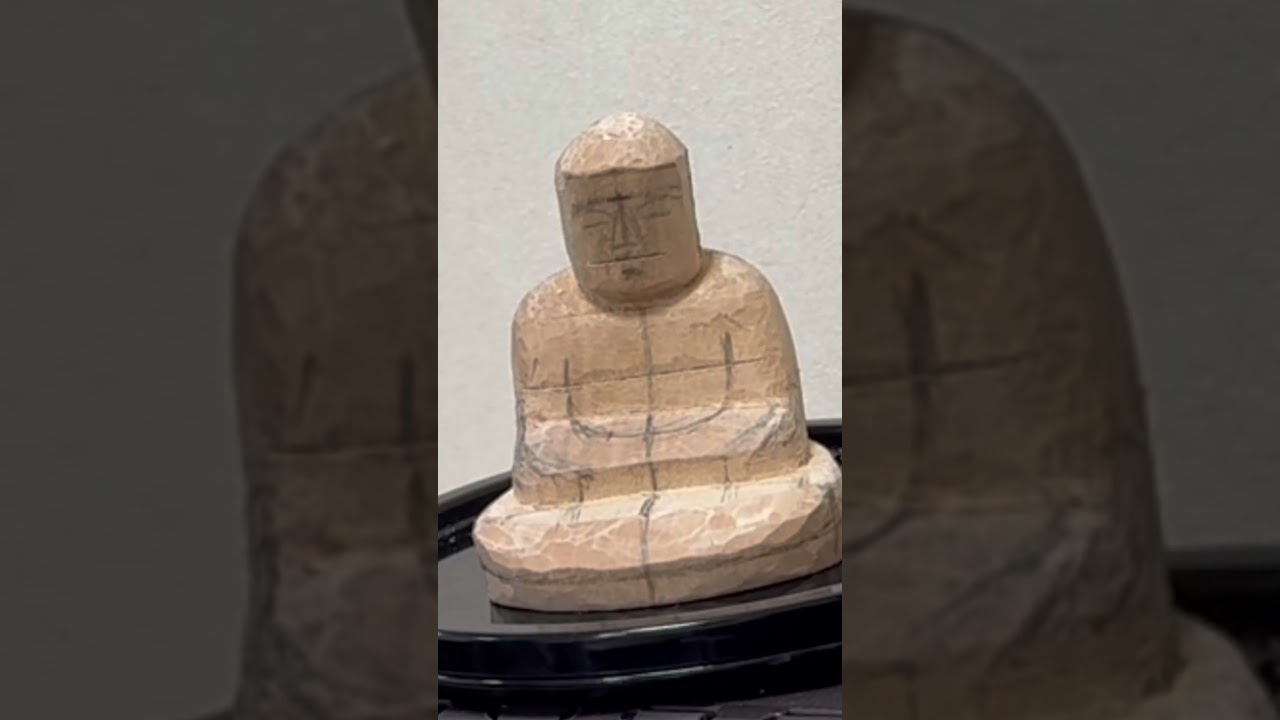 Challenge in Buddhist Statue Carving 5043 