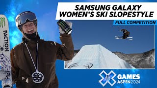 Samsung Galaxy Women’s Ski Slopestyle: FULL COMPETITION | X Games Aspen 2024