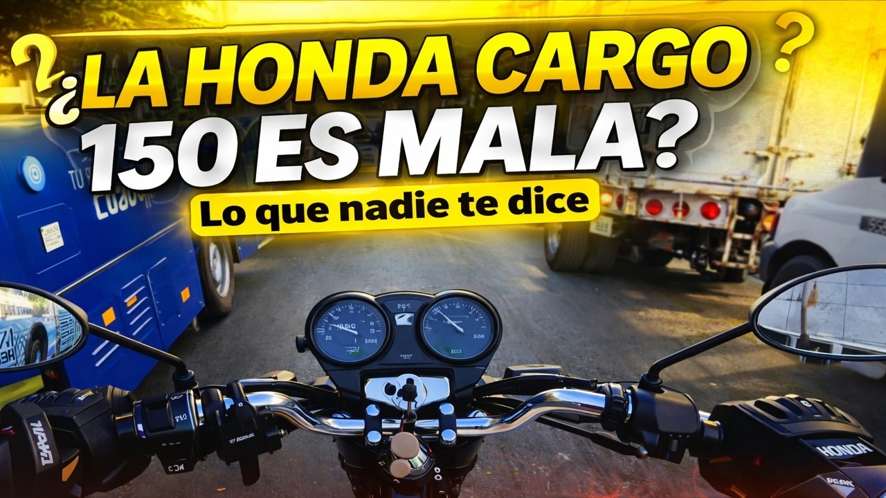 Honda Cargo 150 ¿vale la pena o es mala? Opinión real