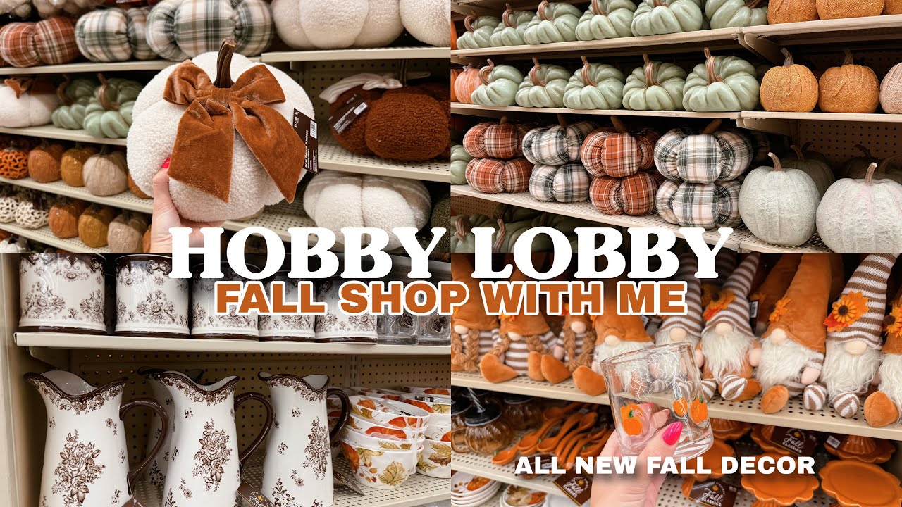 HOBBY LOBBY FALL SHOP WITH ME 2026 / ALL NEW FALL DECOR / HIGH END