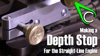 Making A Depth Stop For The Straight-Line Engine