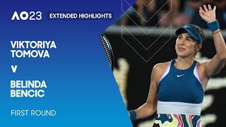Viktoriya Tomova v Belinda Bencic Extended Highlights | Australian Open 2023 First Round