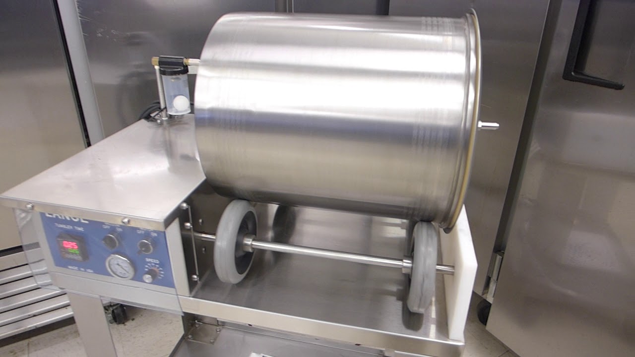 Lance LT5 Vacuum Meat Tumbler 50 Lb Marinade W/Cart Pork Chicken Steak