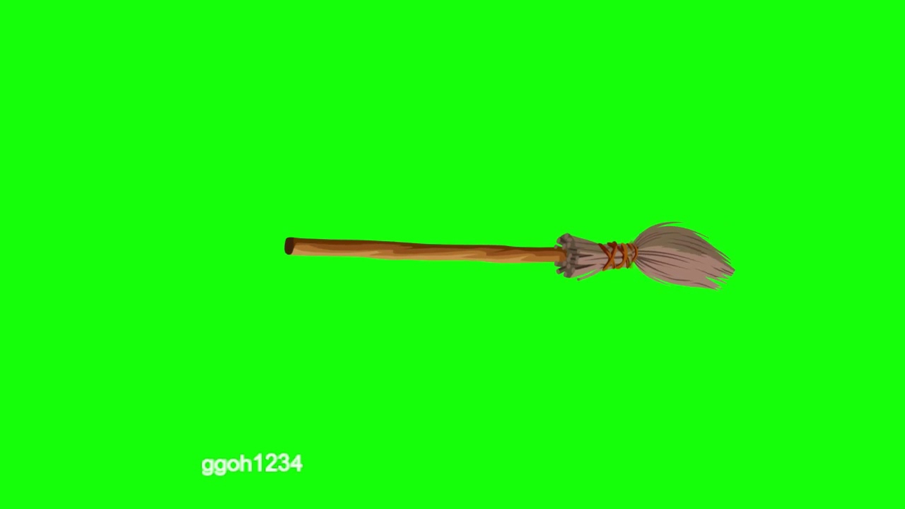 Royalty FREE Flying broom effect in green screen YouTube