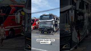 GRAND FLASH WITH MAJESTY⚡️🔥 #teloletbasuri #videobus #busmania #teloletbus #buspariwisata
