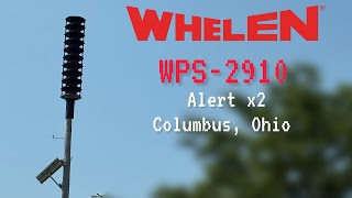 Whelen WPS-2910 Siren Test - Columbus, Ohio | alert x2